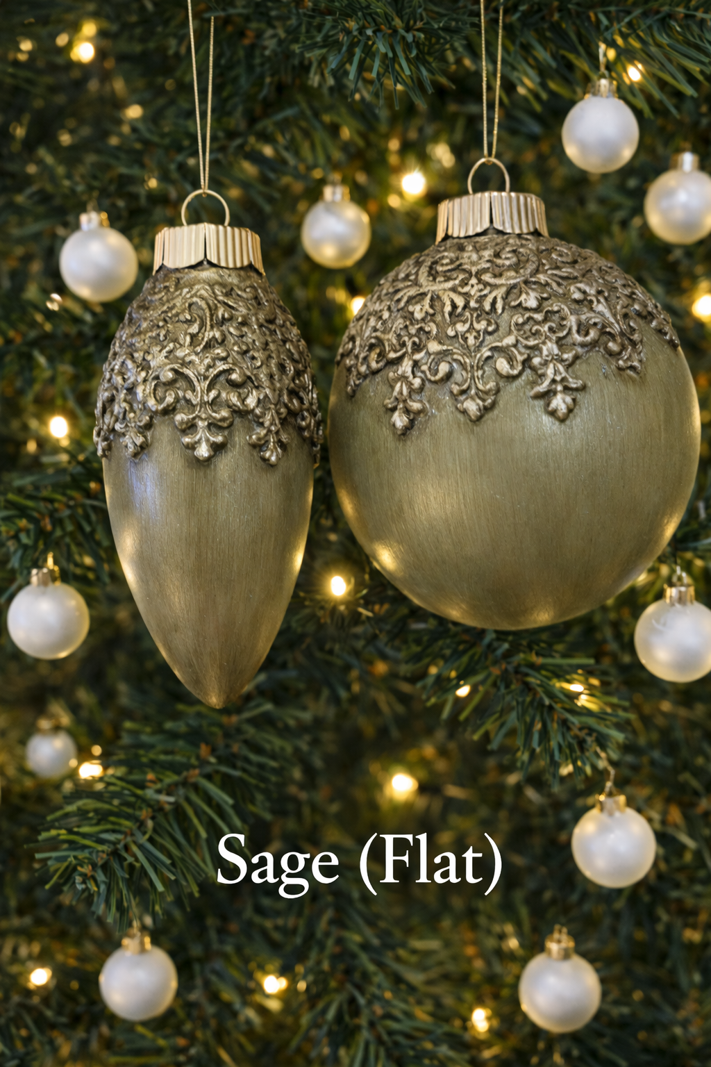 Vintage Styled Christmas Bauble - Shatterproof Tree Decor
