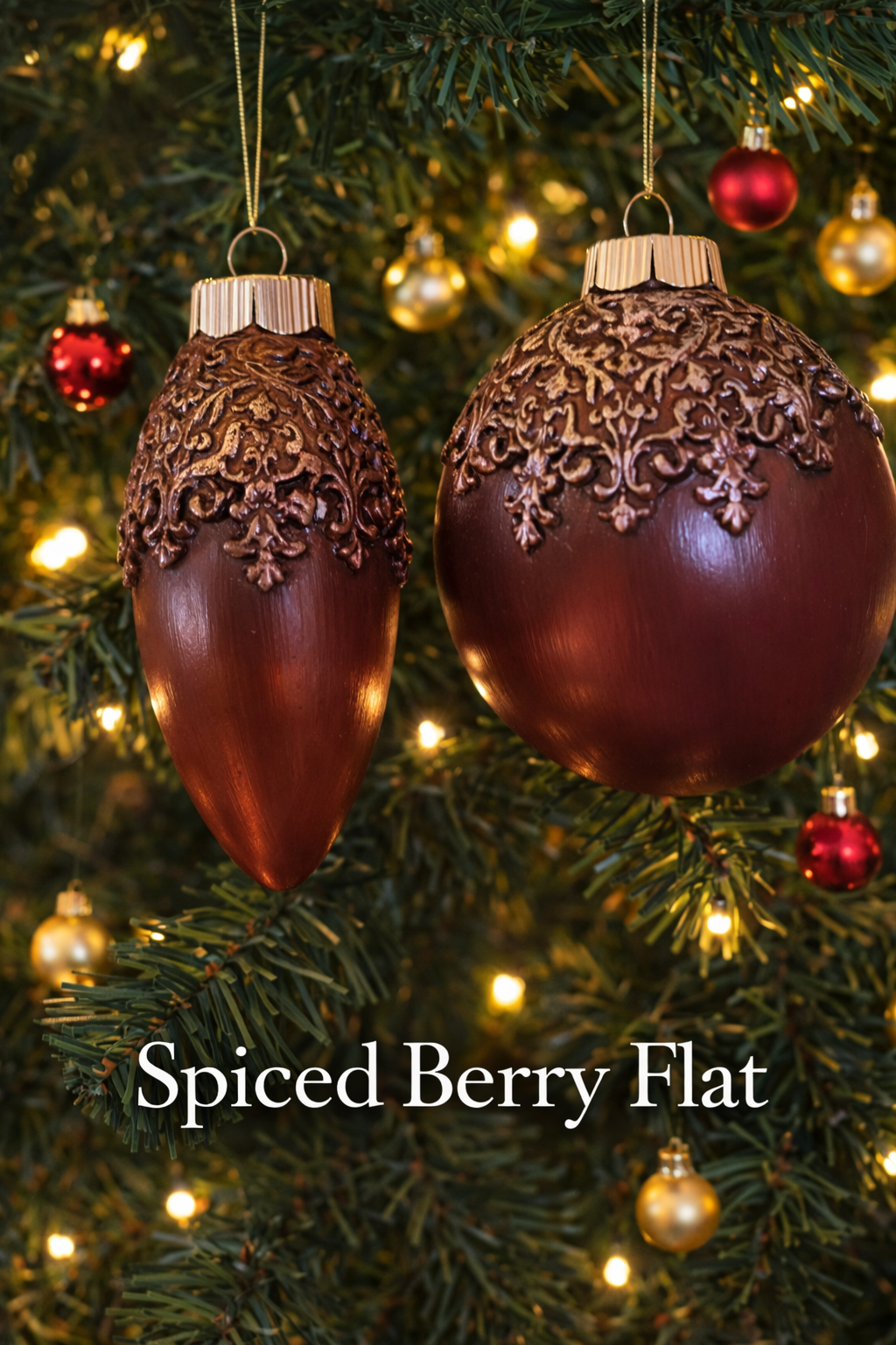 Vintage Styled Christmas Bauble - Shatterproof Tree Decor
