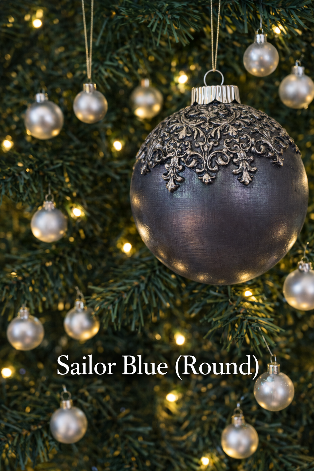 Vintage Styled Christmas Bauble - Shatterproof Tree Decor