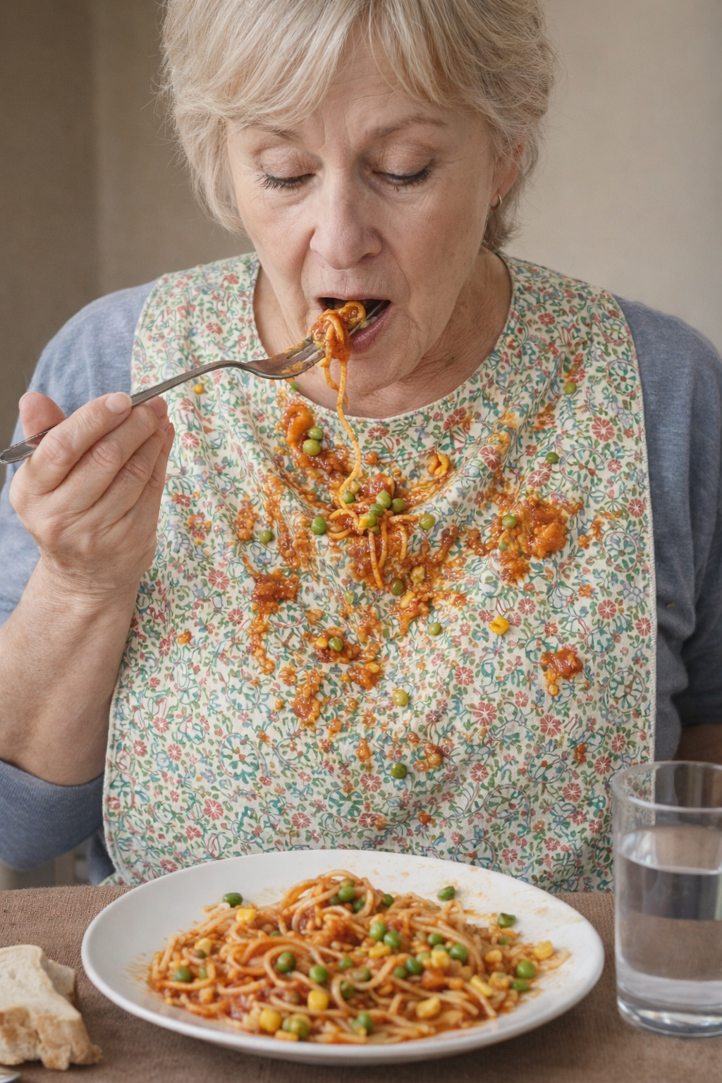 Adult bib / Clothes protector / Special needs bib / Washable / reusable