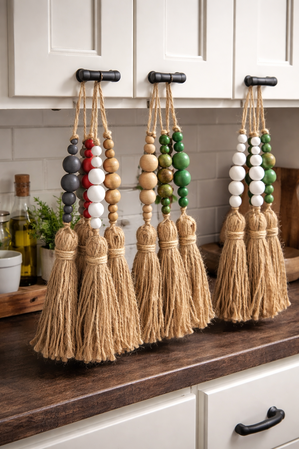 Stylish and customized beaded Drawer Pulls & Cabinet Door Pulls  - Cabinet Decor - Modern Farmhouse Accessories