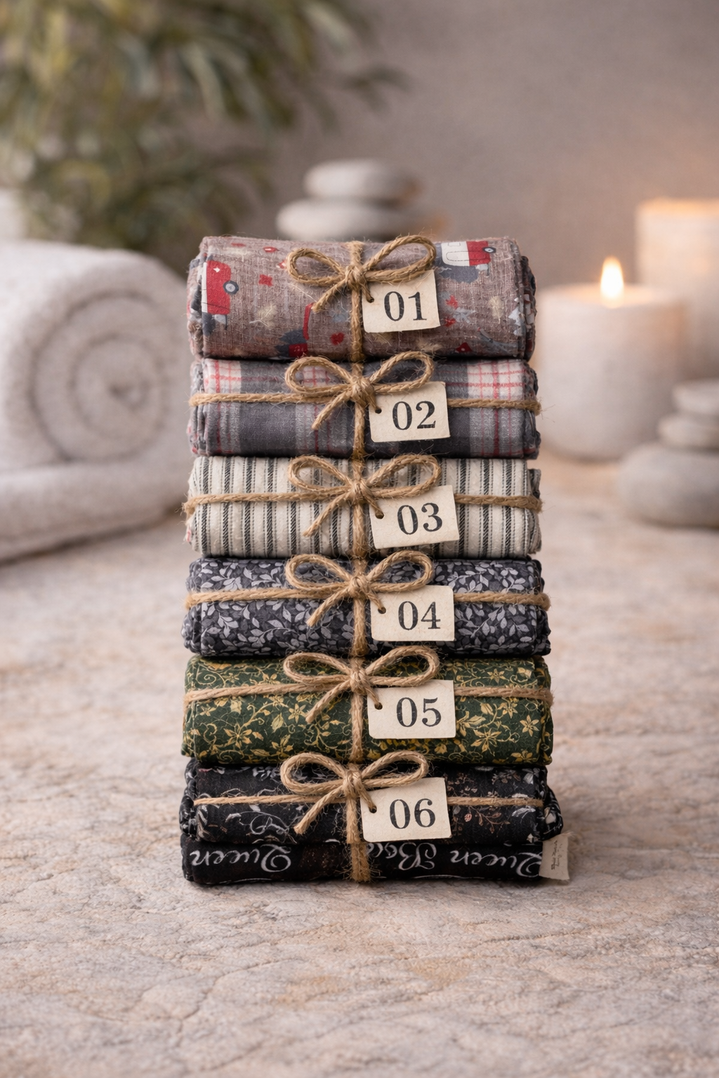 Lavender and Barley Heat Cold Packs w/ Cover and Sectioned Design