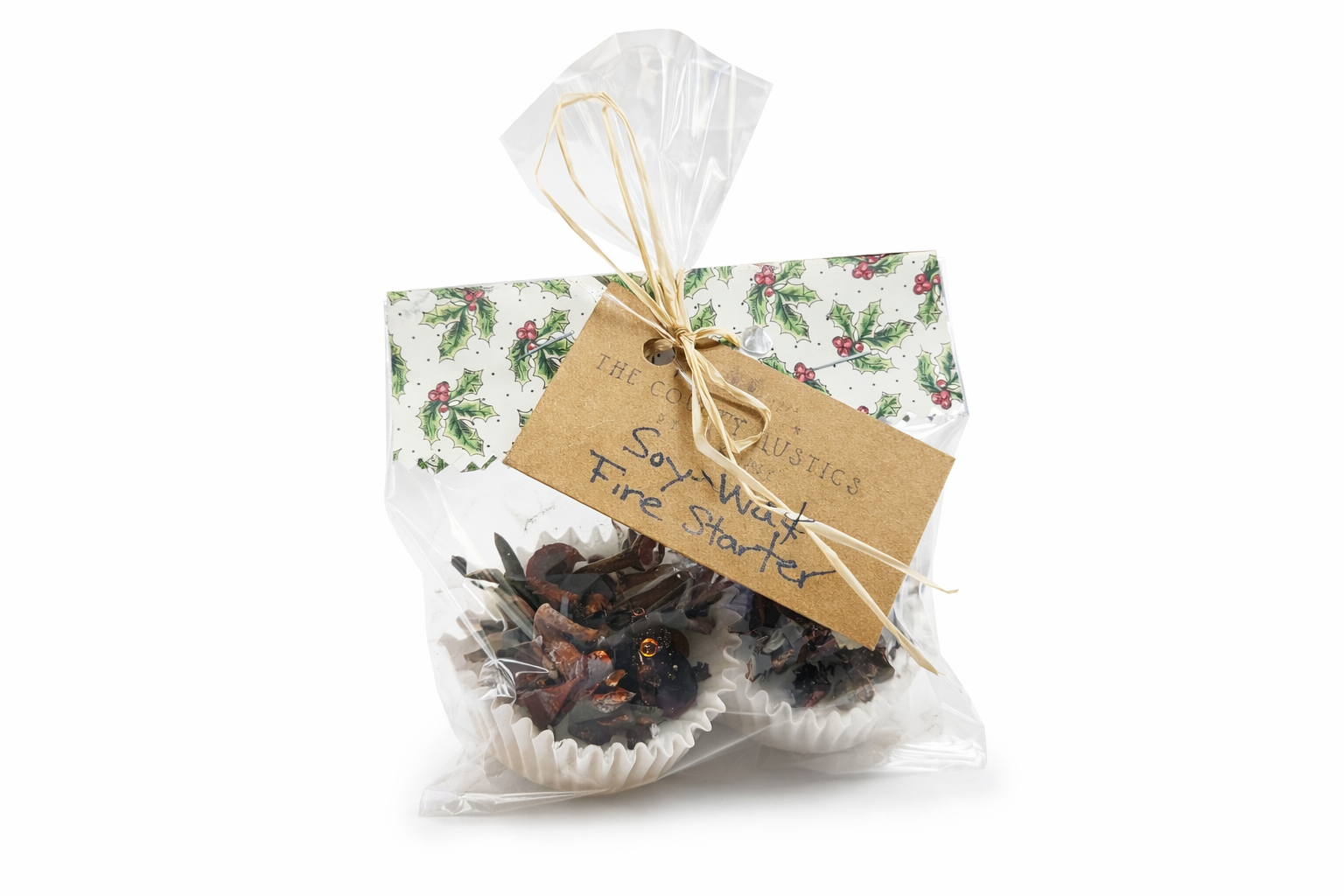 Soy Wax Firepit/Fireplace Starters - Holiday scented (Pack of 4)