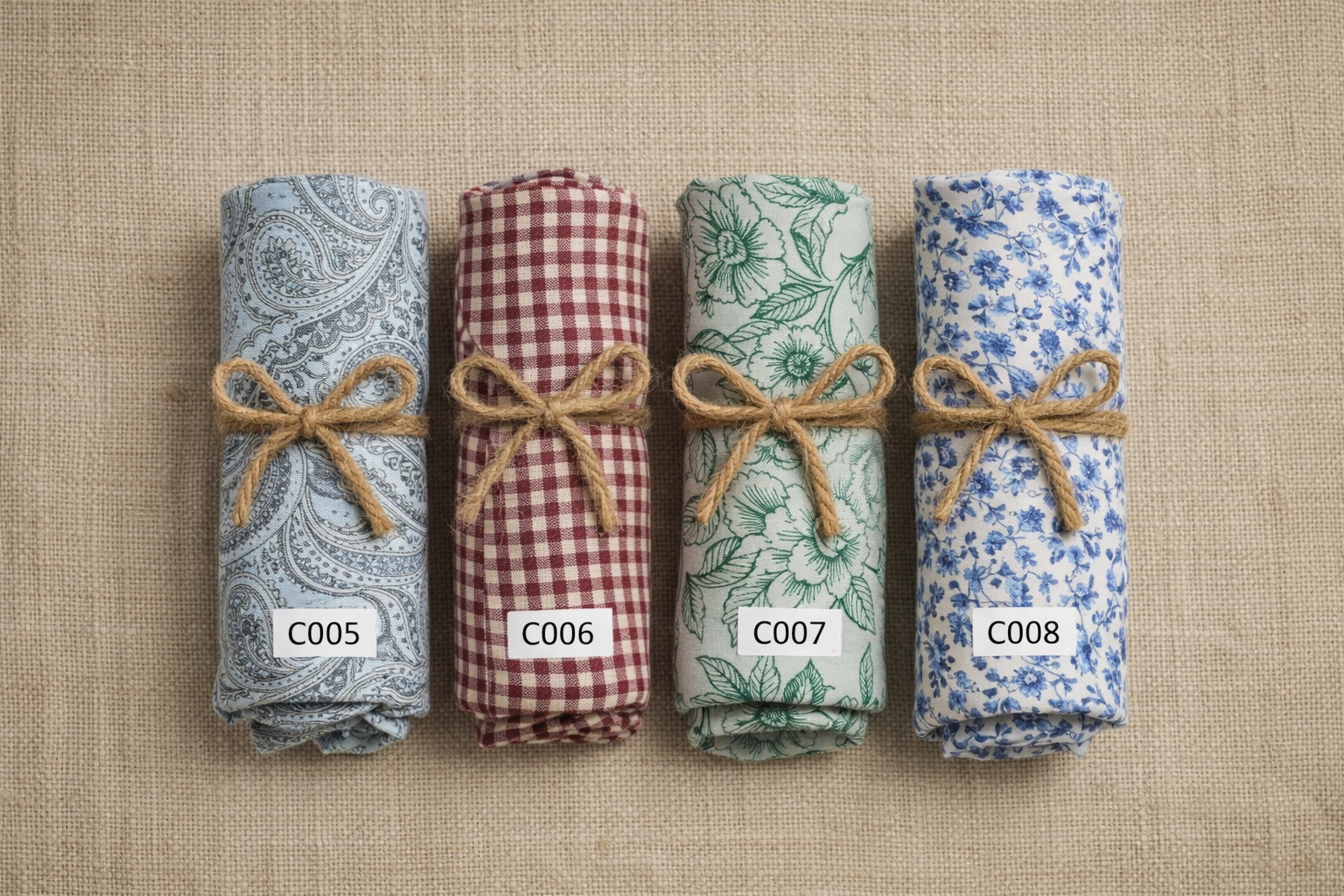 Vintage Fabric Cold Gel Pack with Velcro Straps - Handsewn Reusable Therapy