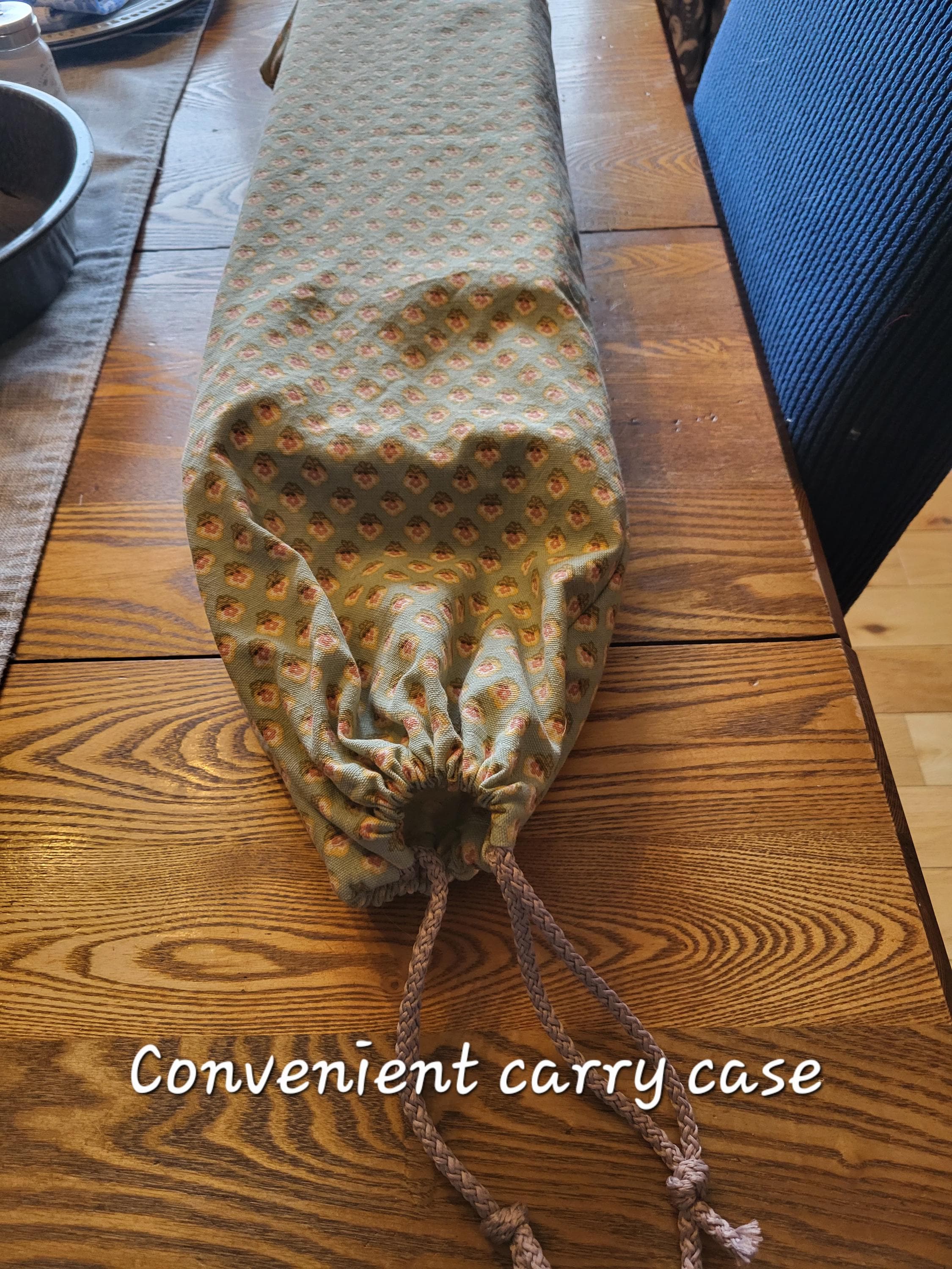 Handmade Adjustable Length Loom for Blanket Knitting with Chunky yarn - carrying case included